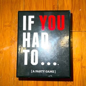 If you had too card game